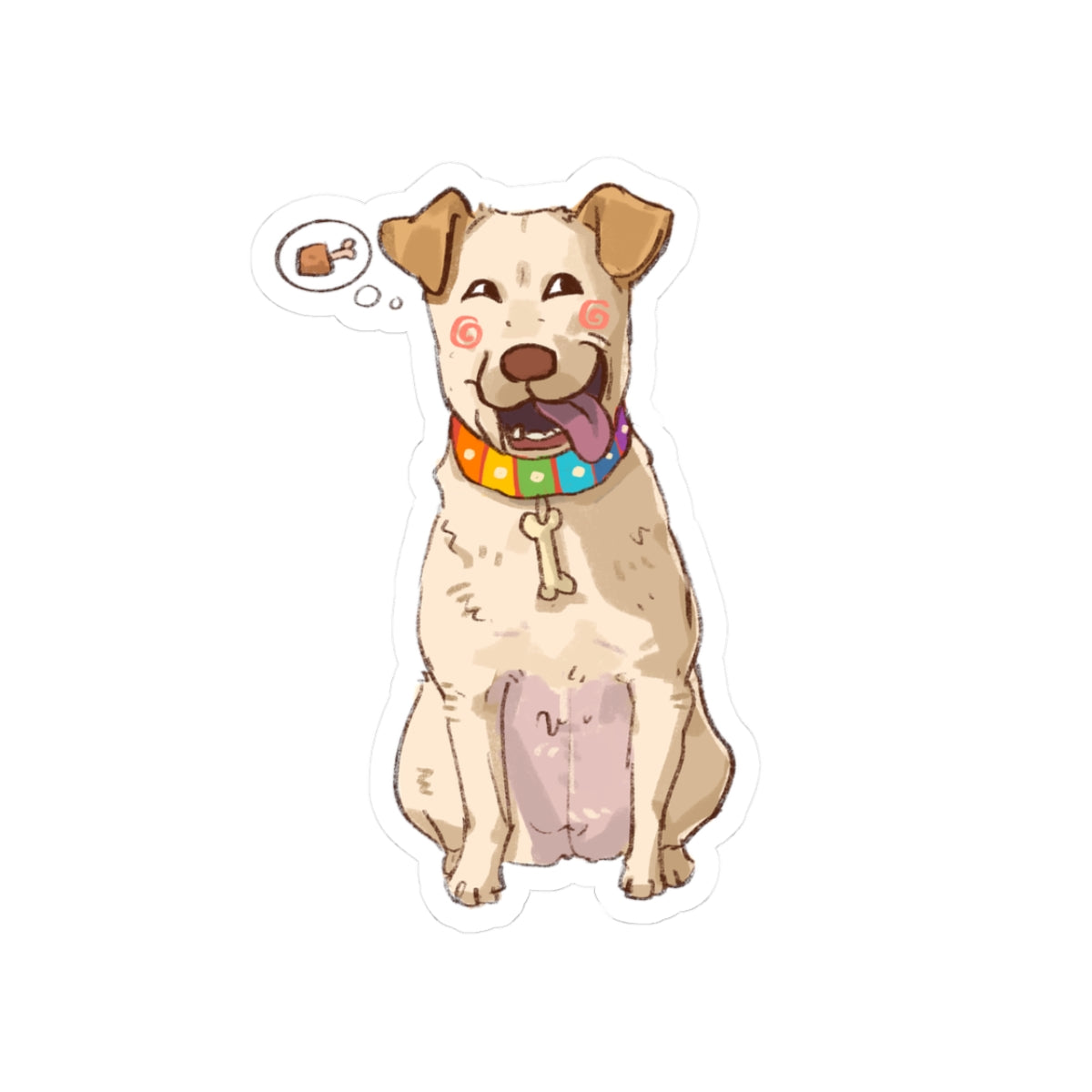Custom Pet Sticker Pack (3"x3" White)⁠ 🐾